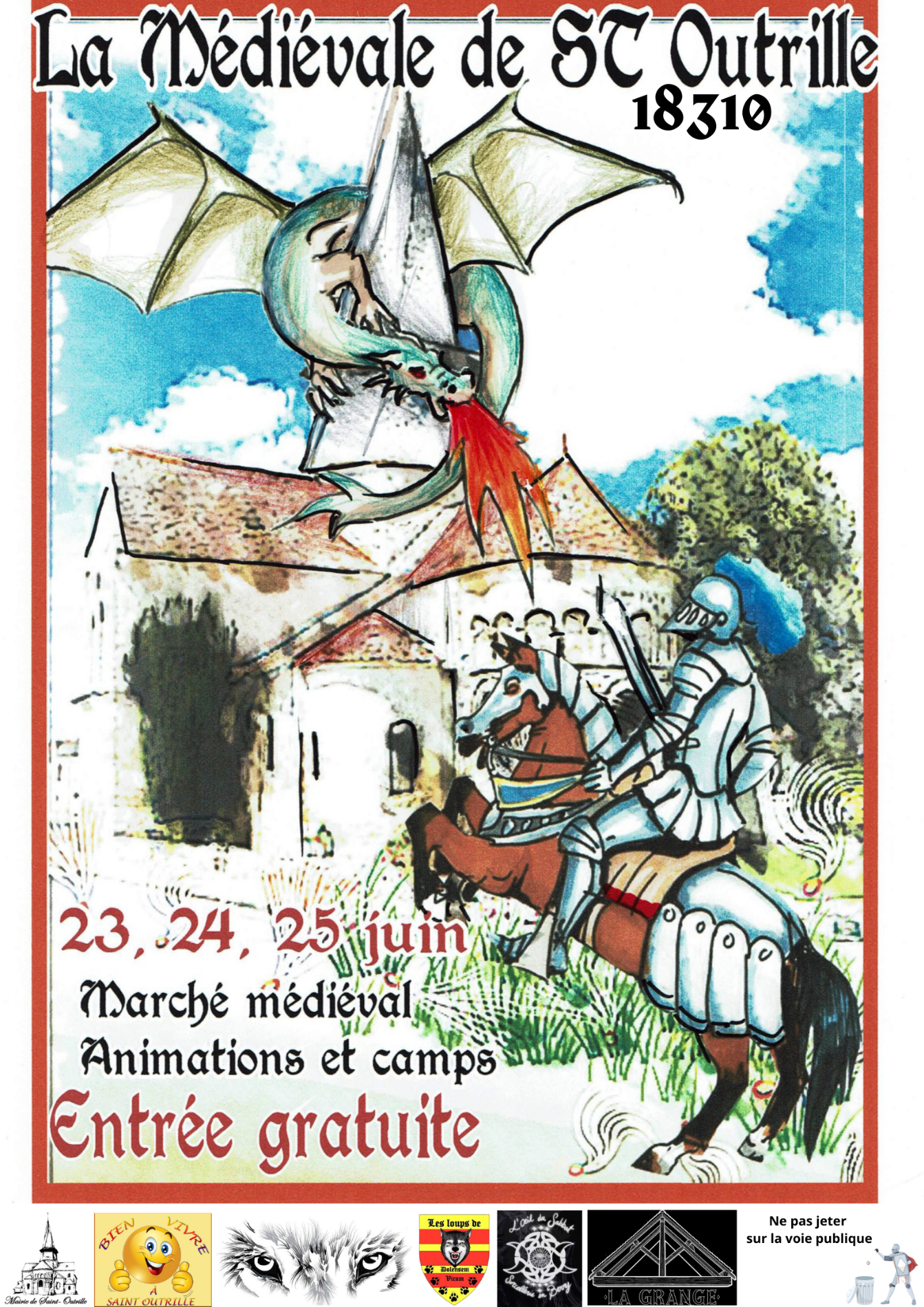 Première fête médiévale de St Outrille